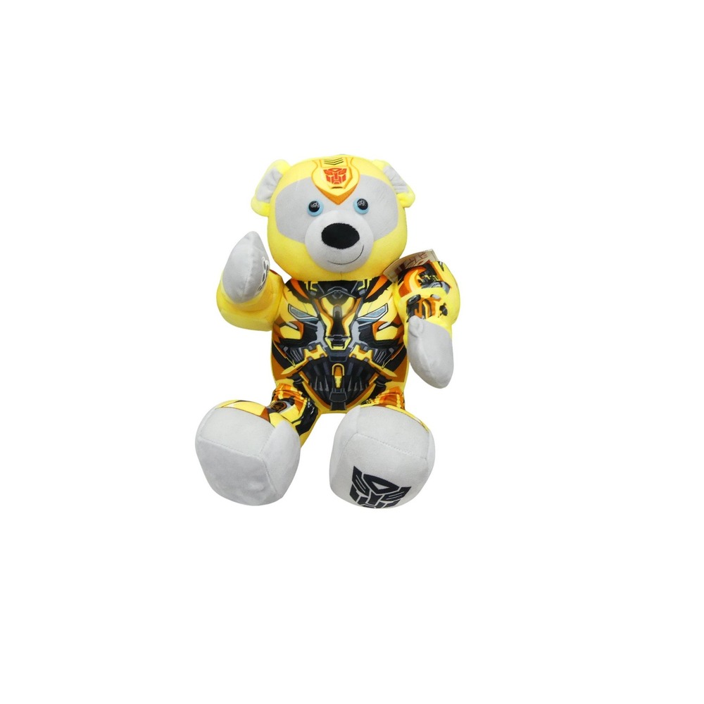 Build-A-Bear Transformers Bumblebee Plush Unisex 16" Yellow Autobot S487
